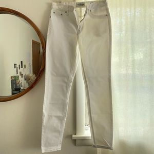 Lucky Brand White Bridgette Skinny Jeans